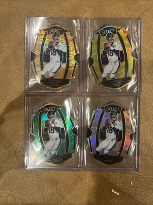 2018 Panini Select Premier Level Peyton Manning #187 4 Card Lot /10 /9 /5 /4 SSP