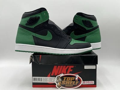 DS New Nike Air Jordan Retro 1 Pine Green 2.0 2020 Size 11 Authentic Basketball 