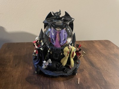Disney Villains Snowglobe Grim Grinning Ghosts Ursula Cruella Jafar Chernabog
