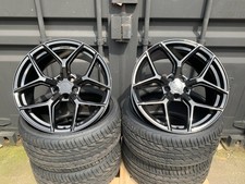 TYRES & 20" Audi RS6 S6 Style Alloy Wheels - BLACK - Audi A4 A5 A6 A7 A8
