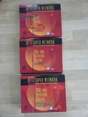 Microsoft Developer Network MSDN Entwicklungsplattform Juli 1995 komplett 19 CDs