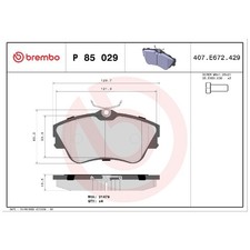 Satz Bremsbeläge Bremsklötze vorne für VW Transporter T4 70A 70E | 478688