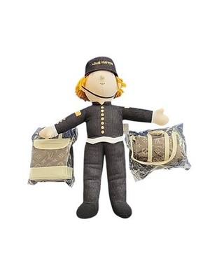 LOUIS VUITTON Bellboy Groom Plush Doll VIP Gift 2013 NWOB -W Dust