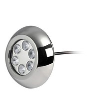 Faro subacqueo 6 LED blu con viti Luce nautica di profondita per navigazione no