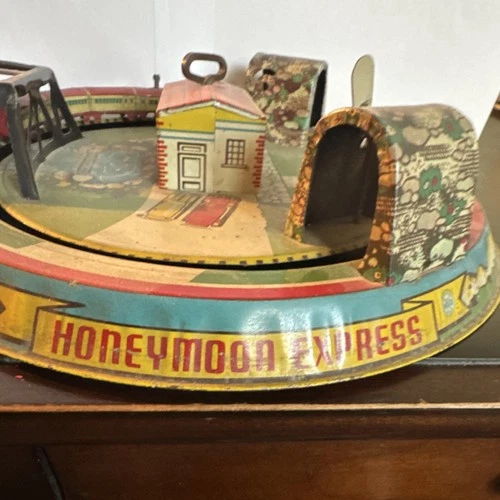 Marx Vintage Tin Honeymoon Express Train Toy Collectible