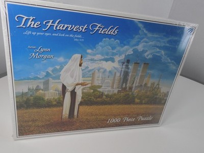 vintage Lynn Morgan Harvest-Fields 1000 pc Puzzle SEALED, John 4:35, religious