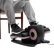 Under Desk Elliptical Pedal Exerciser Seated Elliptical Machines with Remote USA