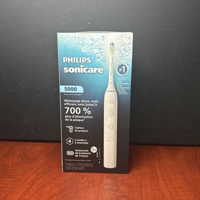 Philips Sonicare 5000 Rechargeable Electric Toothbrush - White (5638) New
