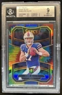 2017 Panini Select Josh Allen 2018 XRC Tie Dye Prizm Rookie #/25 Bills BGS 9
