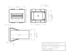 Arcade Game or Pinball Coin Meter Counter 6-Digit by RetroArcade.us USA Seller