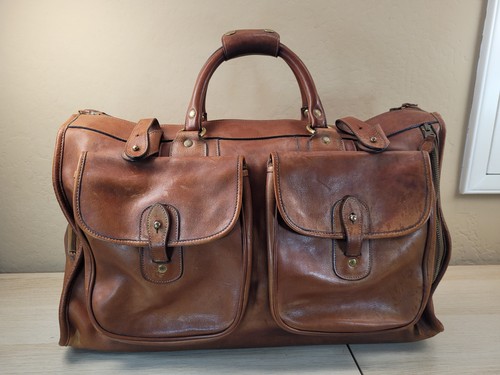 Vintage Ghurka Marley Hodgson Original No. 2 Express Leather Travel Carry On Bag