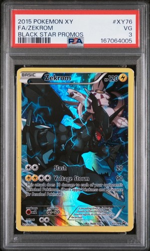 Zekrom graded PSA 3 for sale on eBay