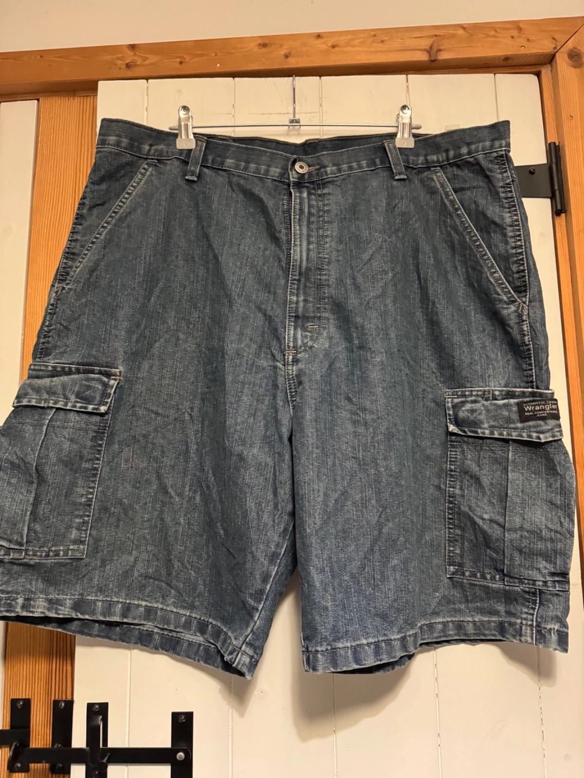 Wrangler Denim Cargo Shorts Utility Shorts Men's 42