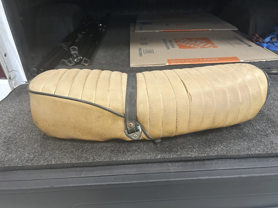 Honda Cl 350 1972, 1973 asiento Scrambler asiento OEM Foto 3 de 4