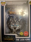 FUNKO POP BLIZZARD WORLD OF WARCRAFT THE LICH KING #12 GAMESTOP EXCLUSIVE GITD