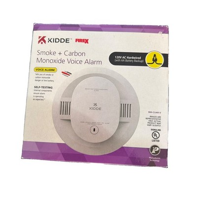 Kidde FireX 900-CUAR-V Smoke and Carbon Monoxide Voice Alarm Hardwired