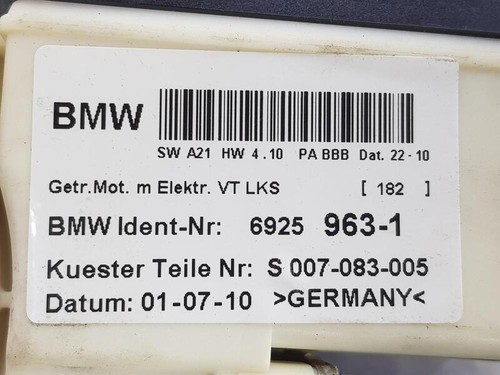 67626925963 moteur lève-glace avant gauche pour BMW X3 2.0 16V D (150 CV) - Photo 5/6