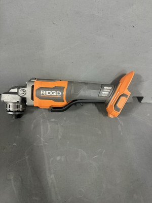 #ad RIDGID R86047 Cordless Angle Grinder 4 1 2quot; Orange Gray Black Battery Powered $50.00