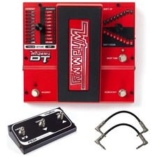Digitech Whammy DT Pitch Shift Drop Tune Guitar Effects Pedal Bundle with Red