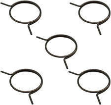 Door Handle Springs 5 Pack Steel Torsion Coil Lever Knob Latch Repair Black