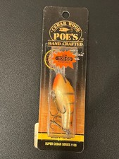 Poe's Super Cedar Fishing Lure Series 1100 Wide Bill 2-1/8"