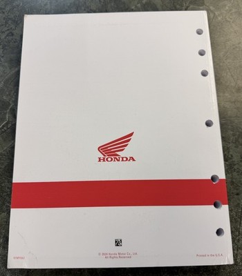 2008-2025 Honda XR650L XR 650 L Service Manual Genuine OEM 61MY662