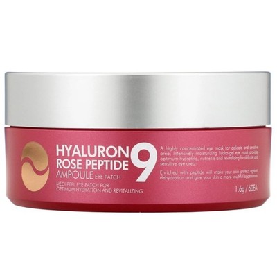 Medi-Peel Hyaluron Rose Peptide Reinforcing Eye Pads, 60 Stück