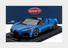 Mr-Models Bug015C Bugatti - Mistral W16 2023 - With Showcase - Blue