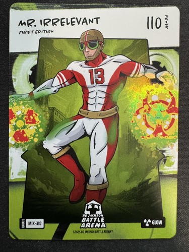 2025 Bo Jackson Battle Arena Glow 1st Edition #MIX-310 Mr Irrelevant Brock Purdy