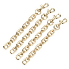 6.7IN Purse Extender Chain Straps 4PCS Bag Extender Chain Light Gold 