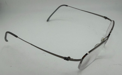 MARCHON RIMLESS EYEGLASSES FRAMES ONLY 6054 GRAY HALF RIM 50-19-130