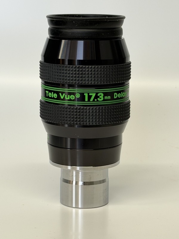 Tele Vue 17.3mm Delos 72° 1.25" Telescope Eyepiece - Box & Caps