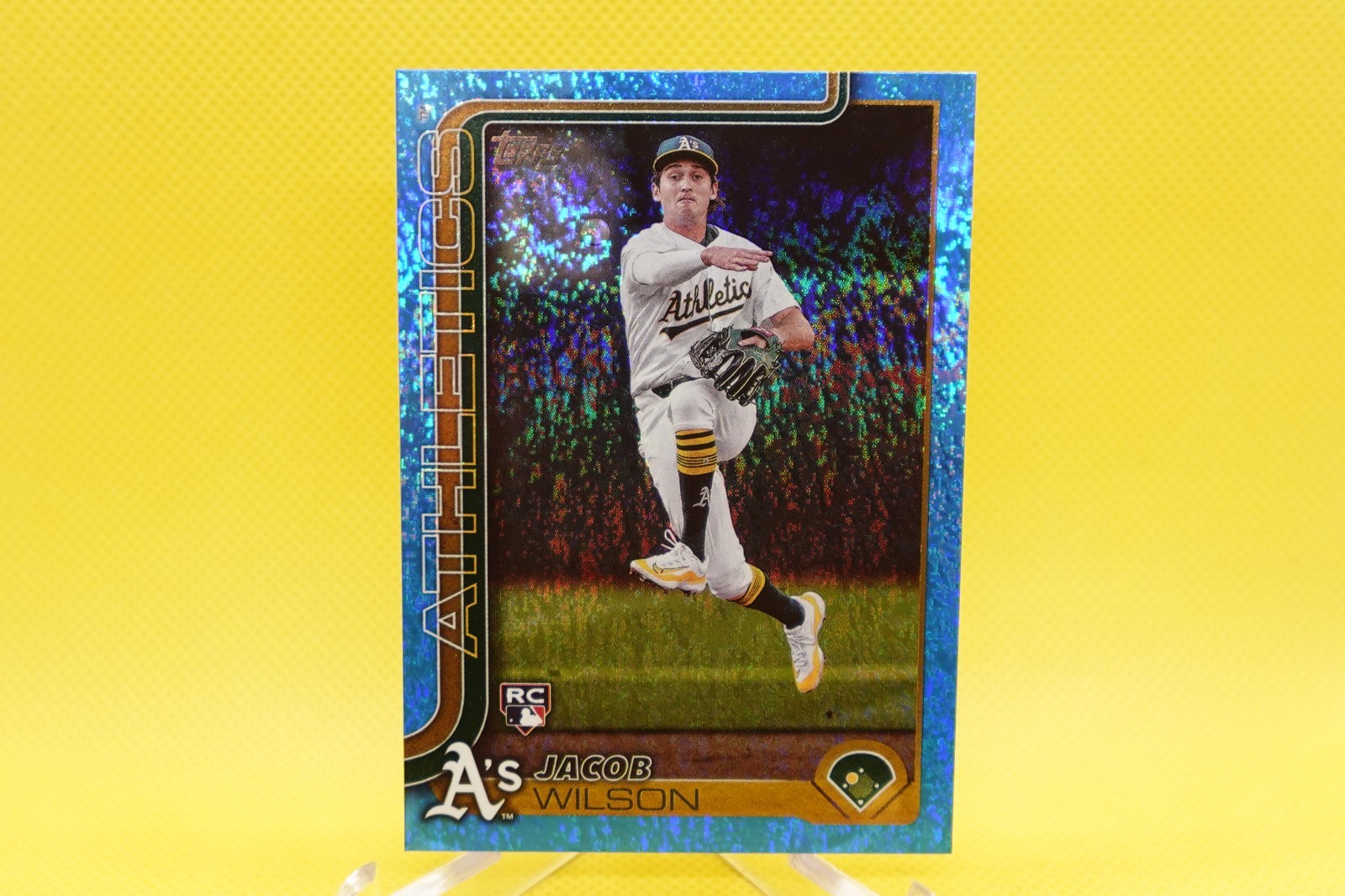 2025 Topps Series 1 Jacob Wilson #314 RC Blue Holofoil /150