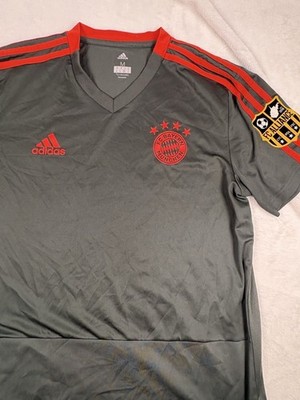 Adidas FC Bayern Munchen Soccer Jersey Men's Med Green Climate Cool Football