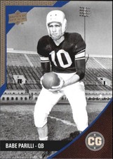2014 Upper Deck Conference Greats Pewter #46 Babe Parilli - FB