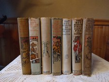 7 The Boy Scout Books 1900s Mexico France Big Timber Campfire Sturgeon Island +