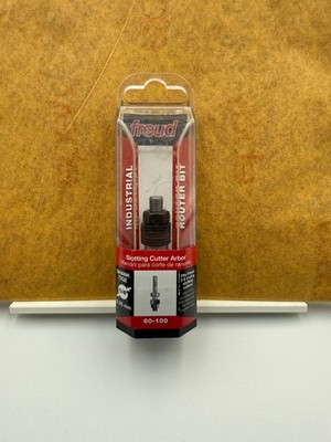 Freud 60-100: Slotting Cutter Arbor with 1/4'' shank, 2-3/8'' overall length