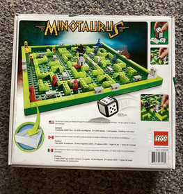 LEGO MINOTAURUS 3841 Buildable Board Game 100% Complete A