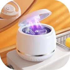 46KHz Ultrasonic Retainer Cleaner Machine, Denture Cleaner for Retainer,2025