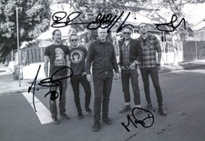 Bad Religion PUNK ROCK BAND autographs, In-Person signed photo