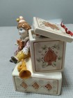 Vtg 1983 Schmid Music Box, Teddy In Box Goes Up & Down. Clown, The Entertainer — photo 3