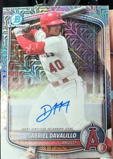 2025 Bowman Chrome - Prospect Autographs Gabriel Davalillo