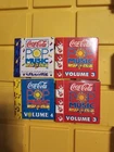 Coca Cola 1991 pop music mini albums Vintage set of 4