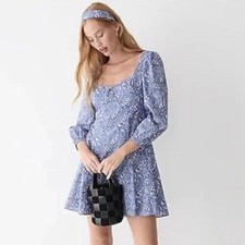 NWT J Crew x Liberty 8 Bourton Bloom Mini Dress Floral Cottagecore Coastal