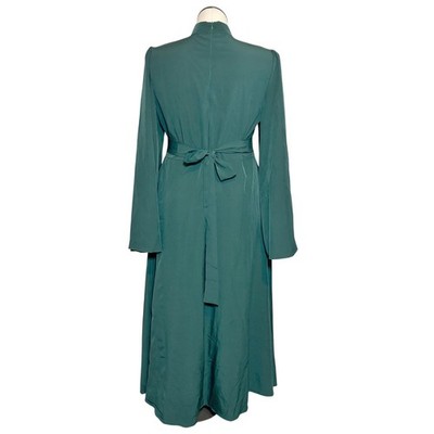 petite empire waist dress Emerald Green Oversized Kaftan Maxi Dress | Plus Size Beach Cover Up main image 1