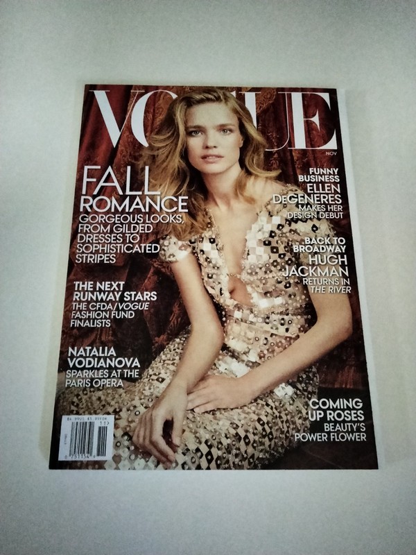 New VOGUE Magazine November 2014 Natalia Vodianova On The Cover 