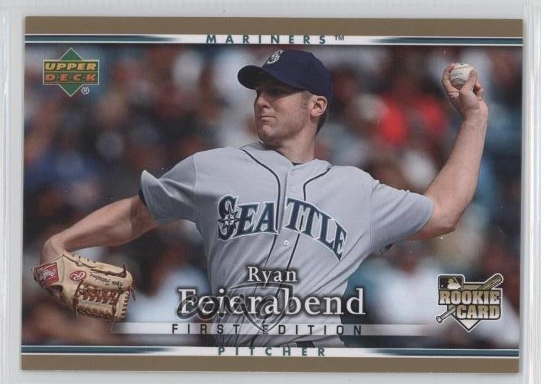 2007 Upper Deck First Edition Ryan Feierabend #39 0j5