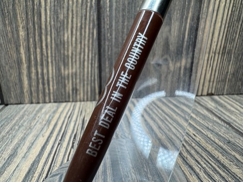 Vintage Brown Ballpoint Pen With Coop Logo & "Best Deal In The Country" - Picture 4 of 5