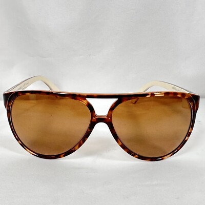 Peppers Halo Tortoise Shell Aviator Style Sunglasses Made in Italy