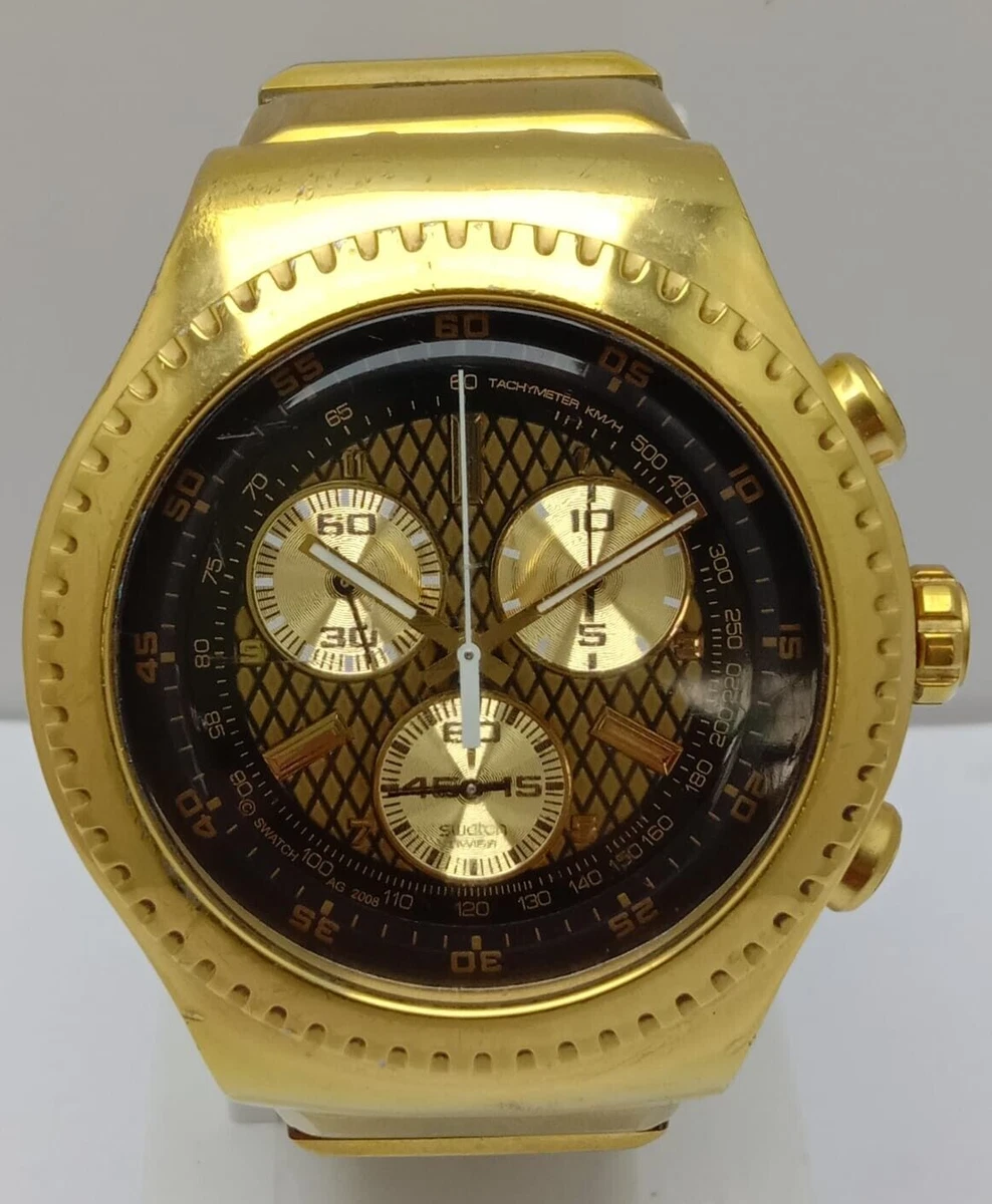 Swatch Swiss Irony Quartz V8 JAMES BOND 007 Chronograph Men’s Watch 47mm